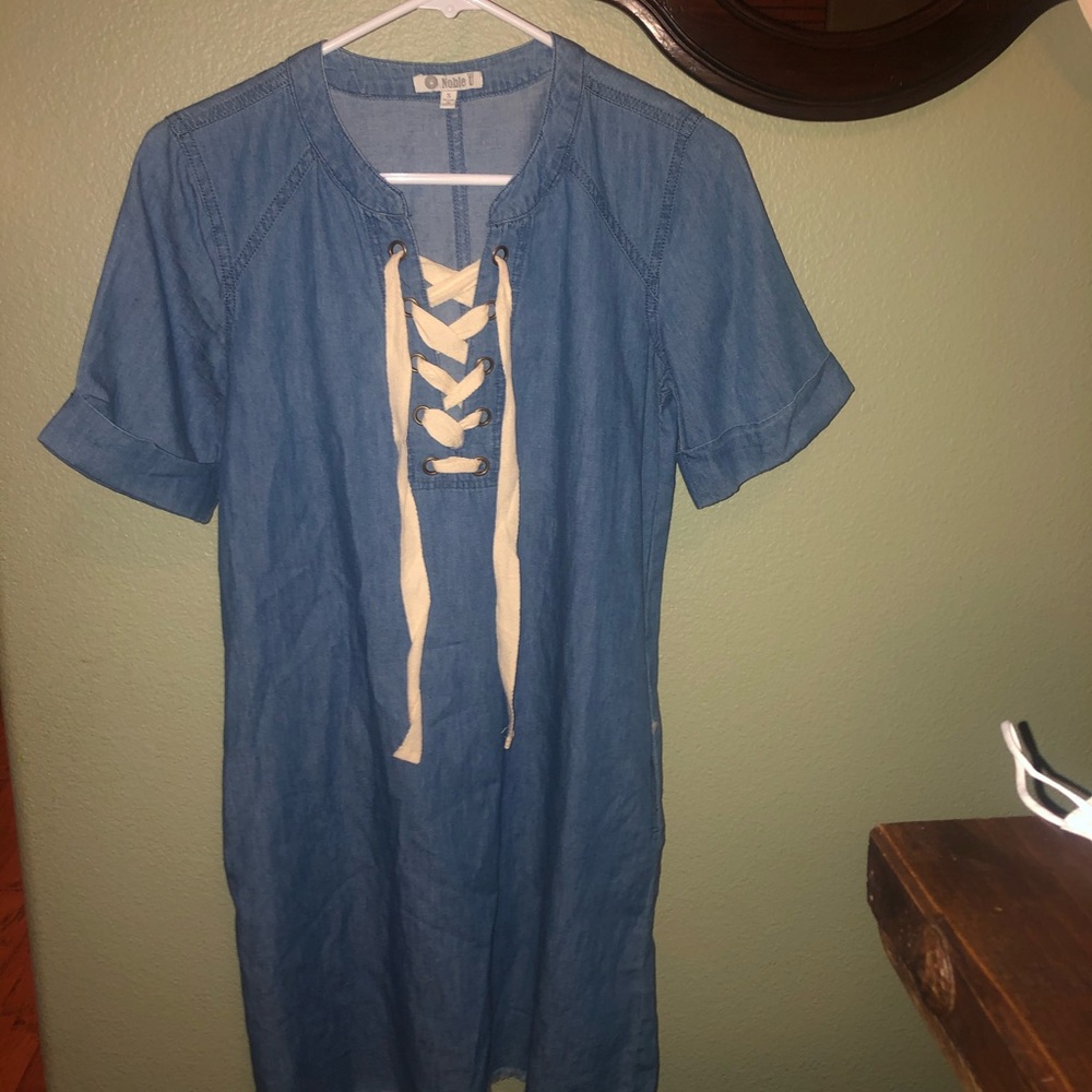Denim summer dress!